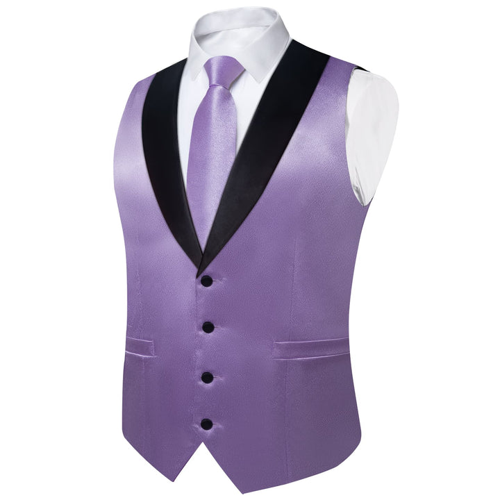 purple vest outfit