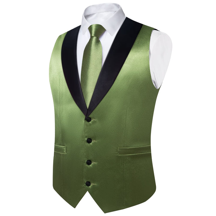 green knit vest