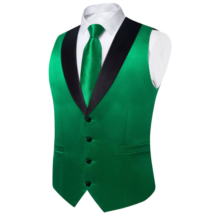 men's green vest