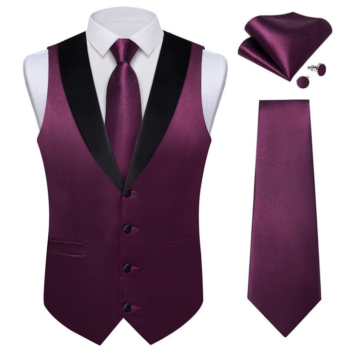 dark purple vest