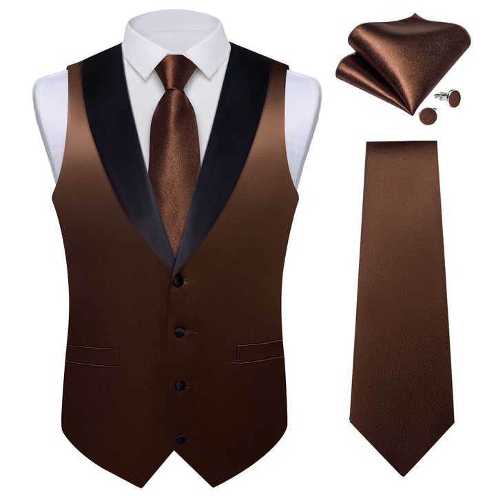 brown vest outfit