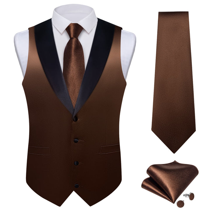 men's brown vest