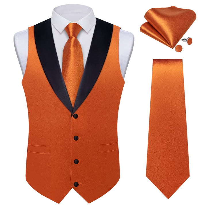 burnt orange vest