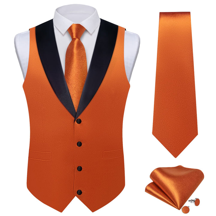 orange suit vest