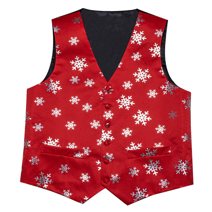 Christmas Snowflake red vest