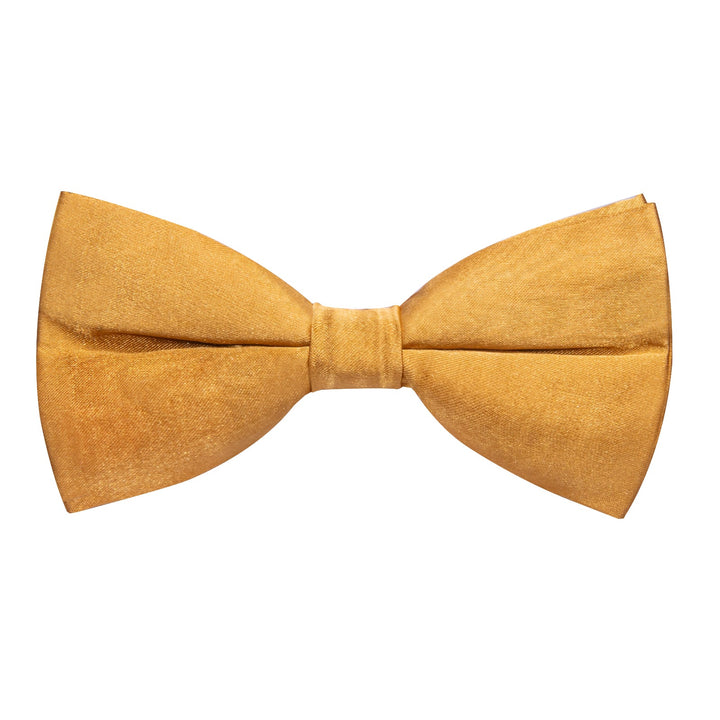 mens gold vest and bow tie