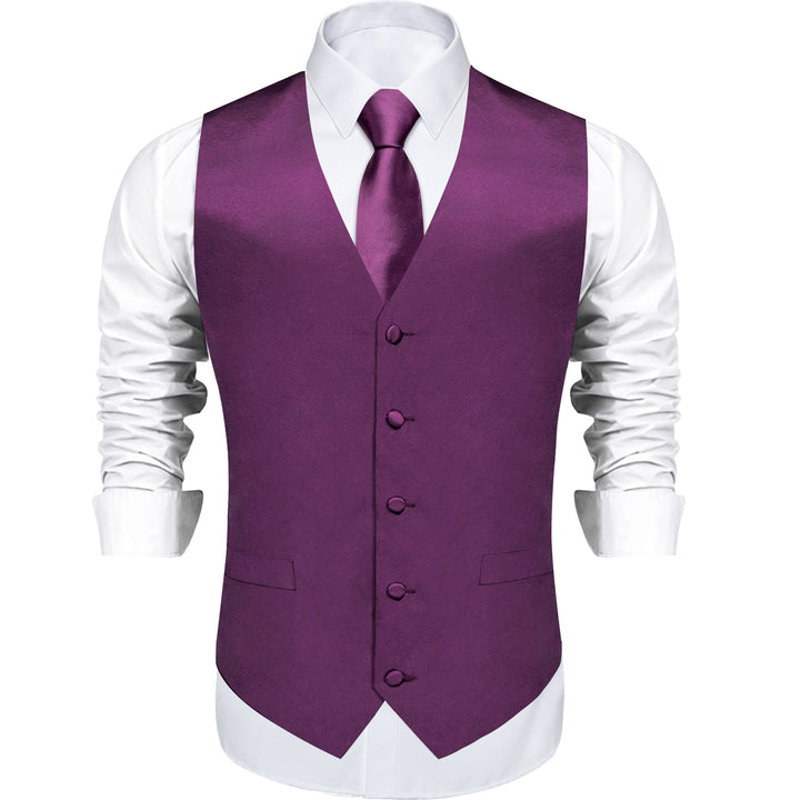 purple tux vest