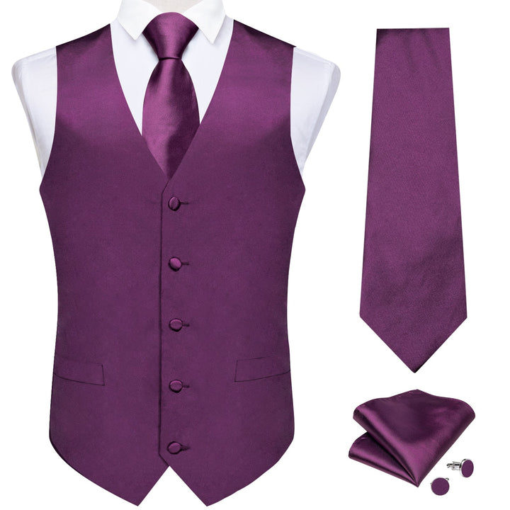 dark purple vest