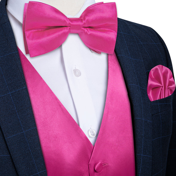 dark pink suit vest