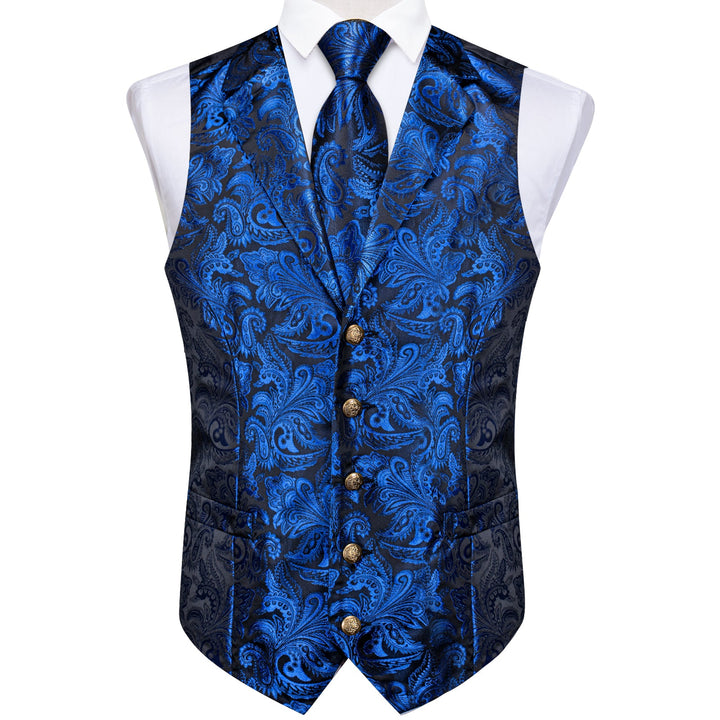 navy blue mens vest