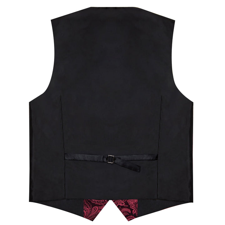 men's burgundy vest