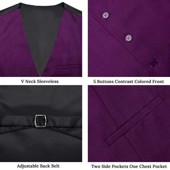 purple vest tuxedo