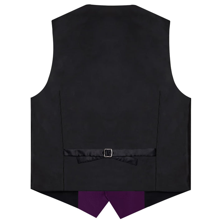 tuxedo purple vest