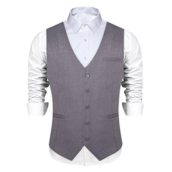 grey dress vest