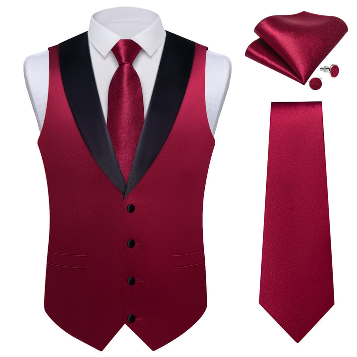 red suit vest