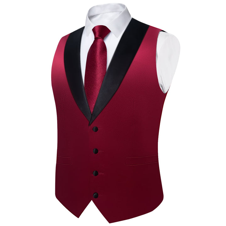 men's red vest