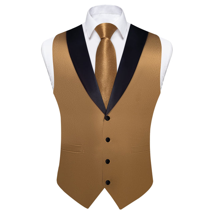 brown mens vest