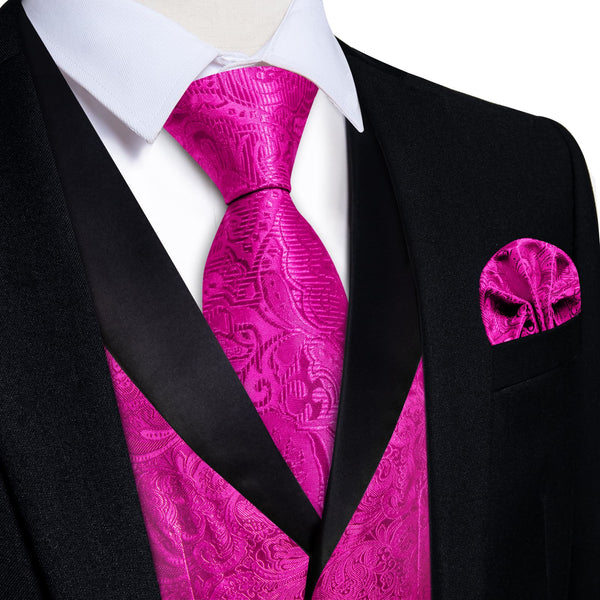 pink suit vest