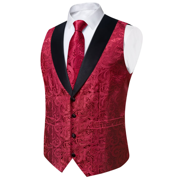 burgundy vest top