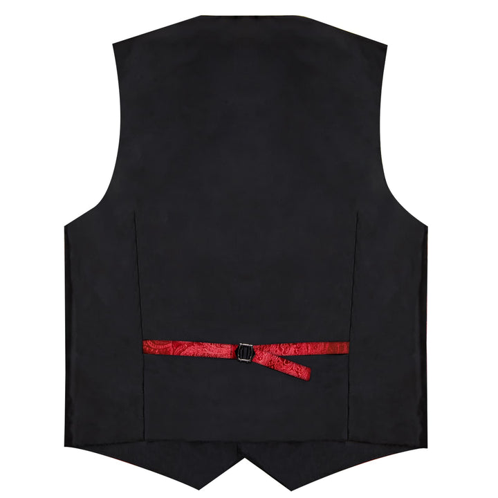 red tuxedo vest