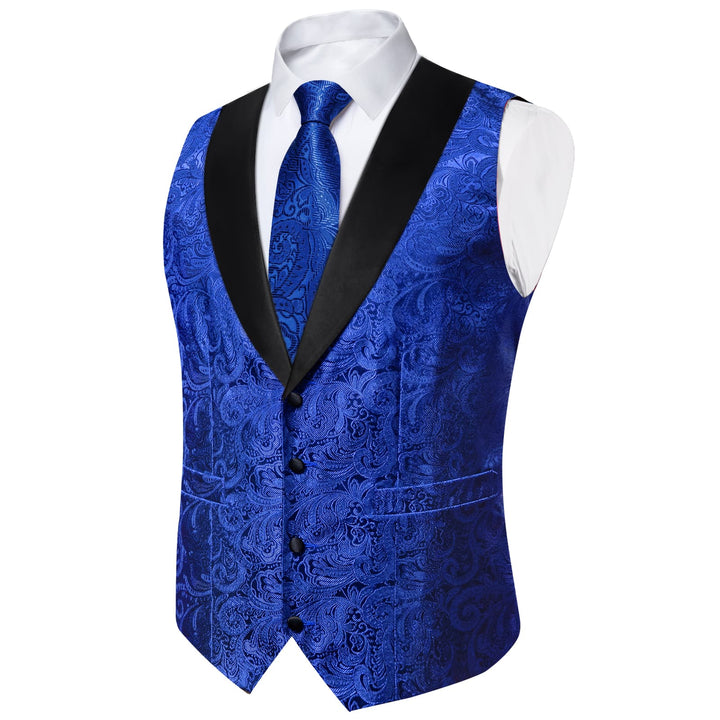 blue dress vest