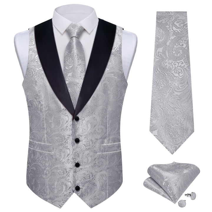 grey mens vest