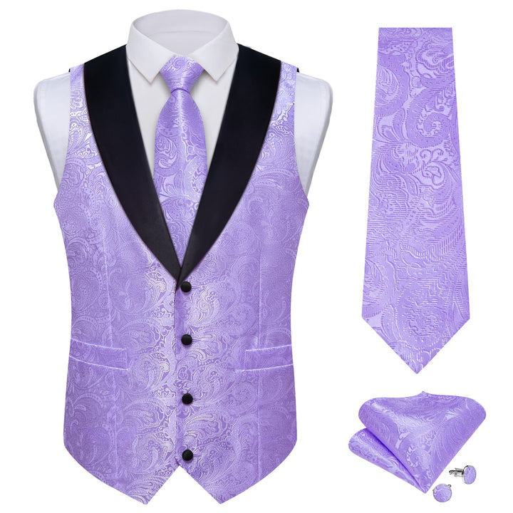 light purple suit vest