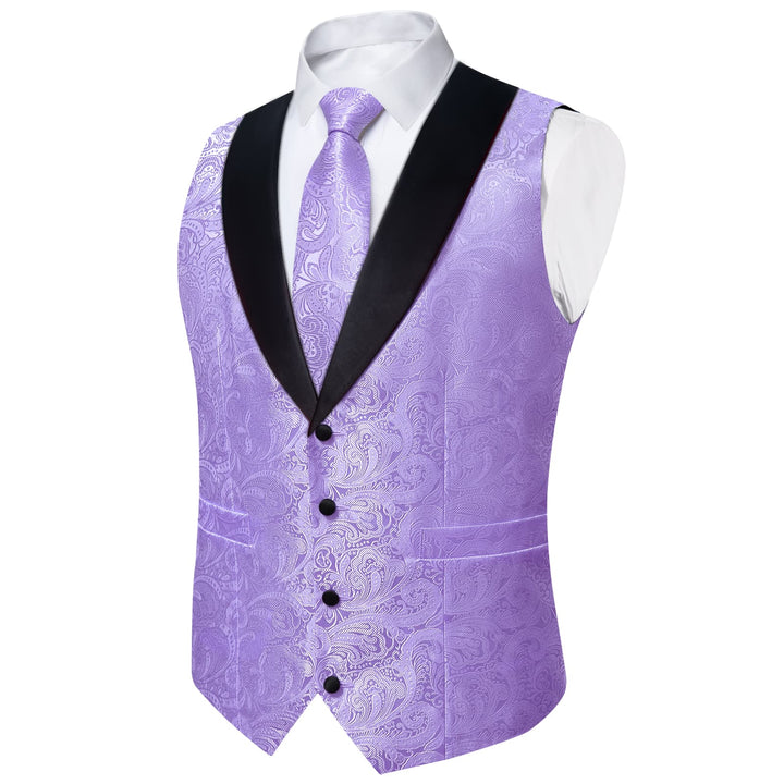 purple tux vest