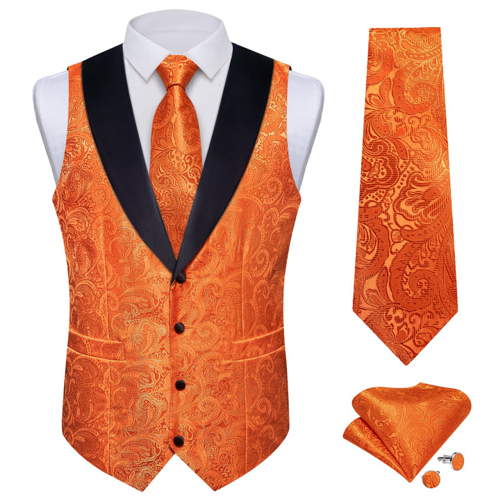 orange dress vest