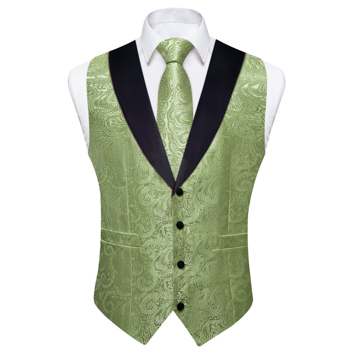 green vest outfit mens