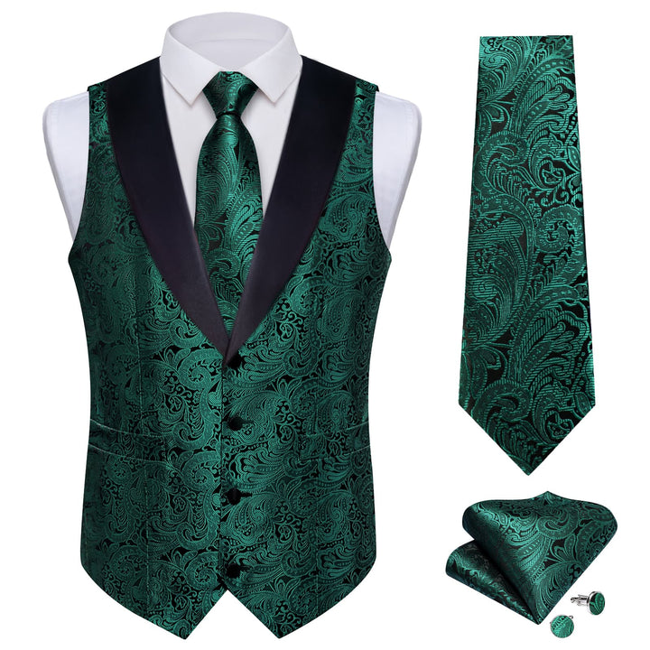 dark green vest