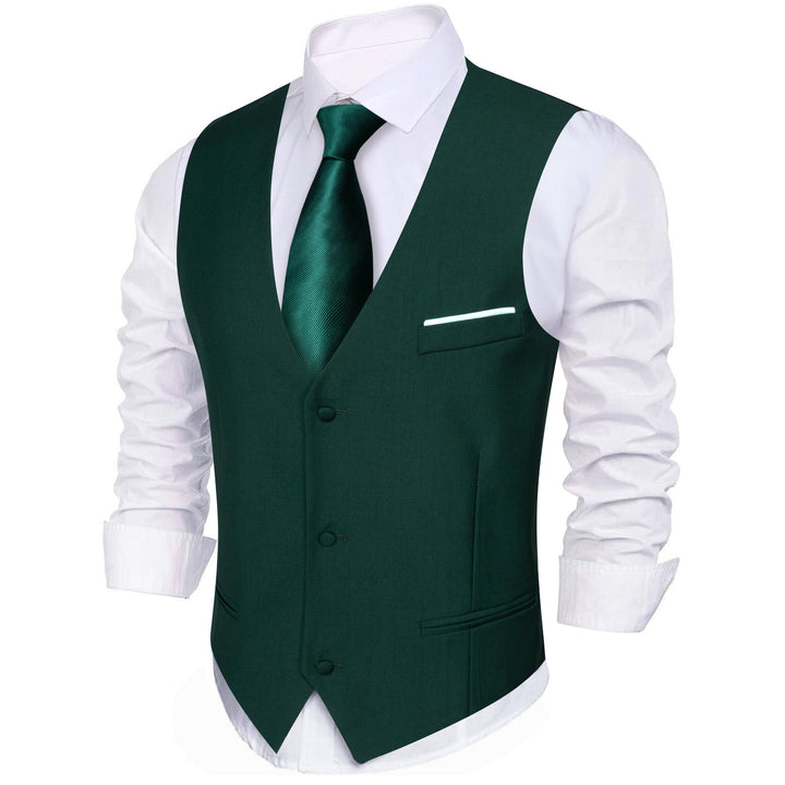 green suit vest for men