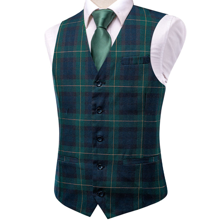 blue and green tuxedo vest¡®