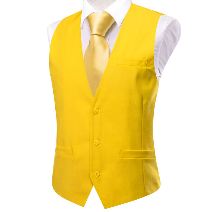 yellow mens vest