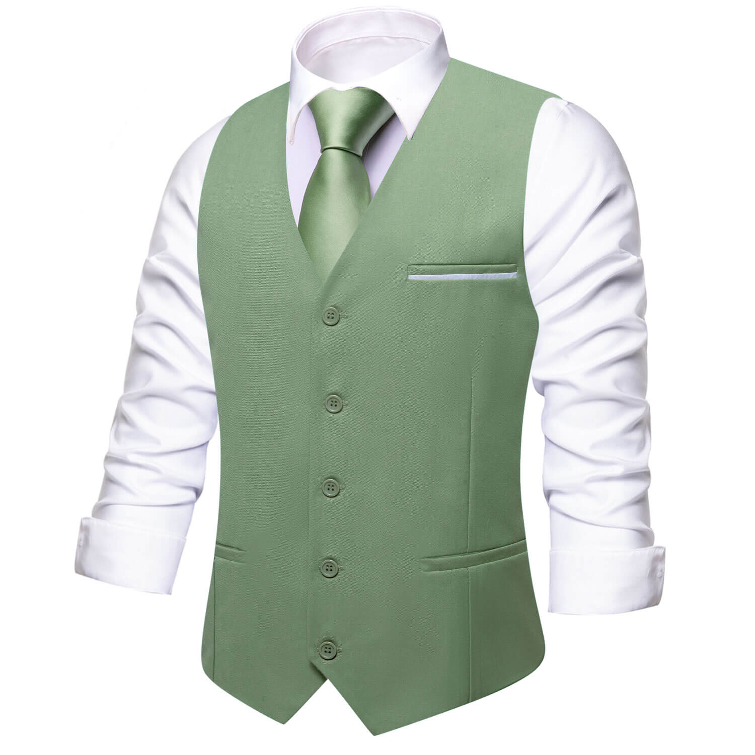 Green authentic vest