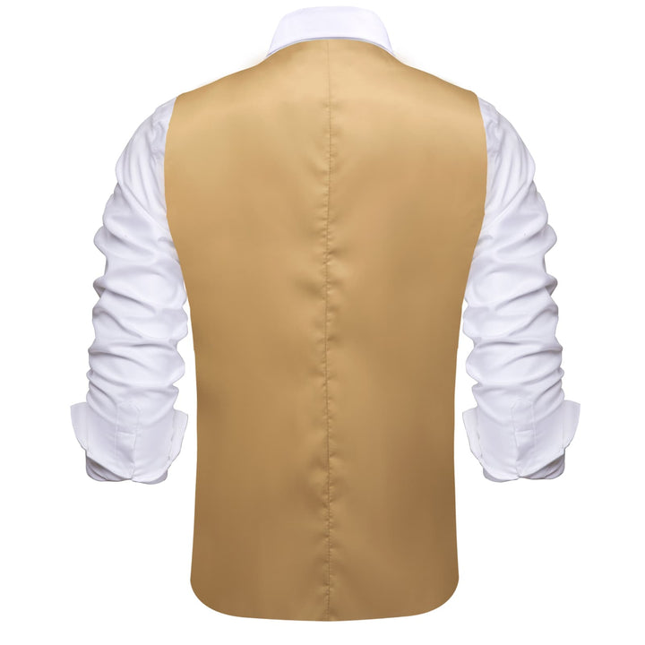 Layered Waistcoat Tortilla Brown Grey Formal Vest