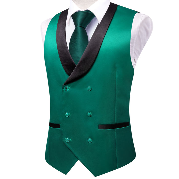 dark green vest