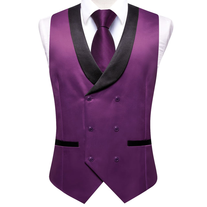 mens purple vest