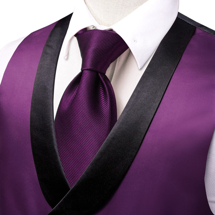 dark purple vest