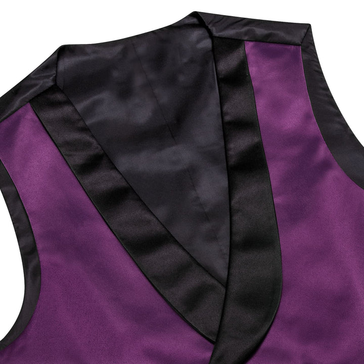 purple tuxedo vest