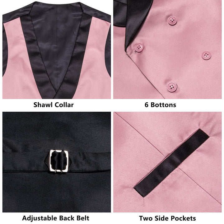 mens pink vest