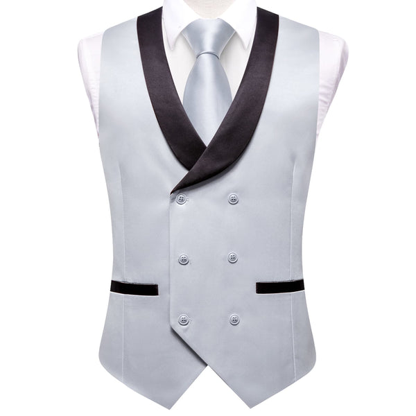 grey suit vest