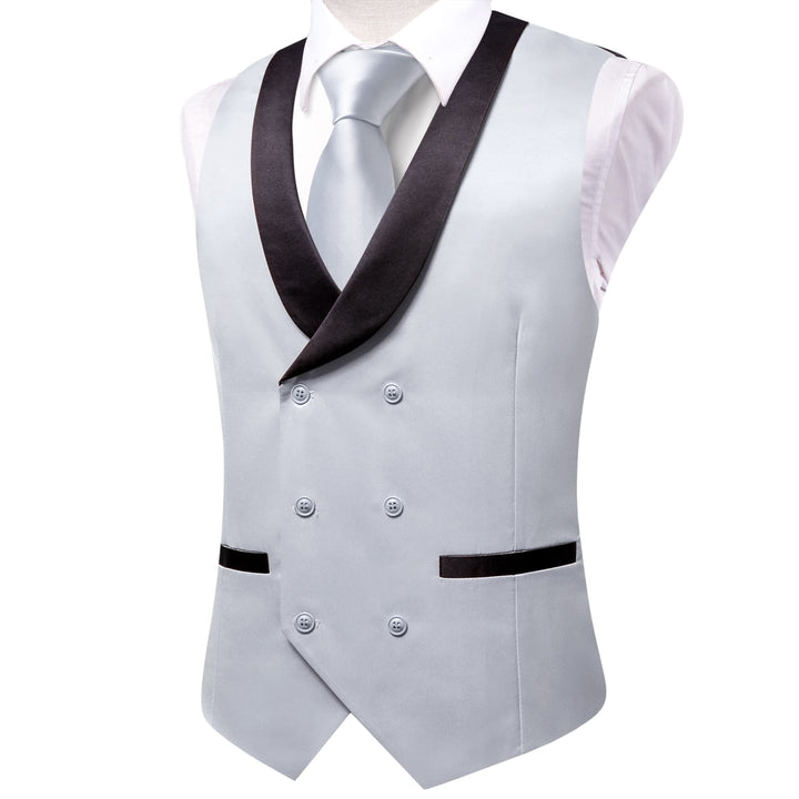 mens grey vest