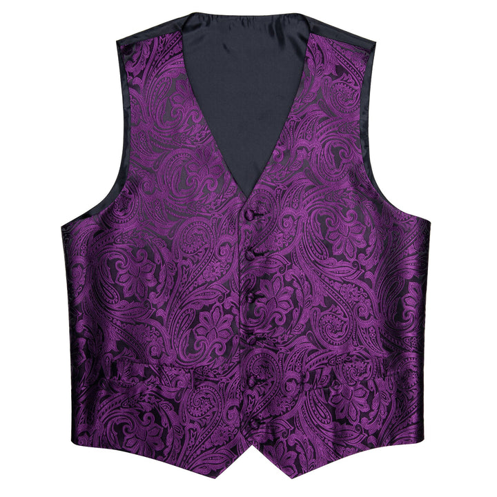 purple vest tux