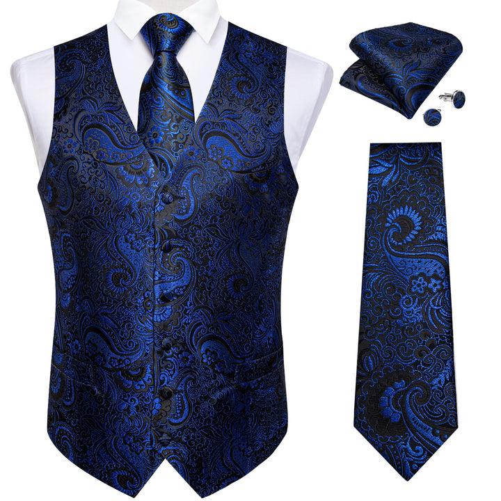 royal blue vest and pants