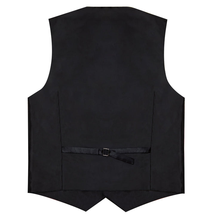 black tux green vest