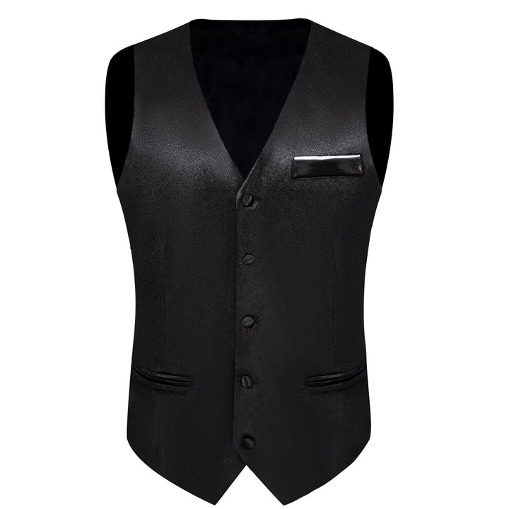 black suits with vests