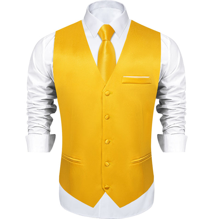 yellow mens vest