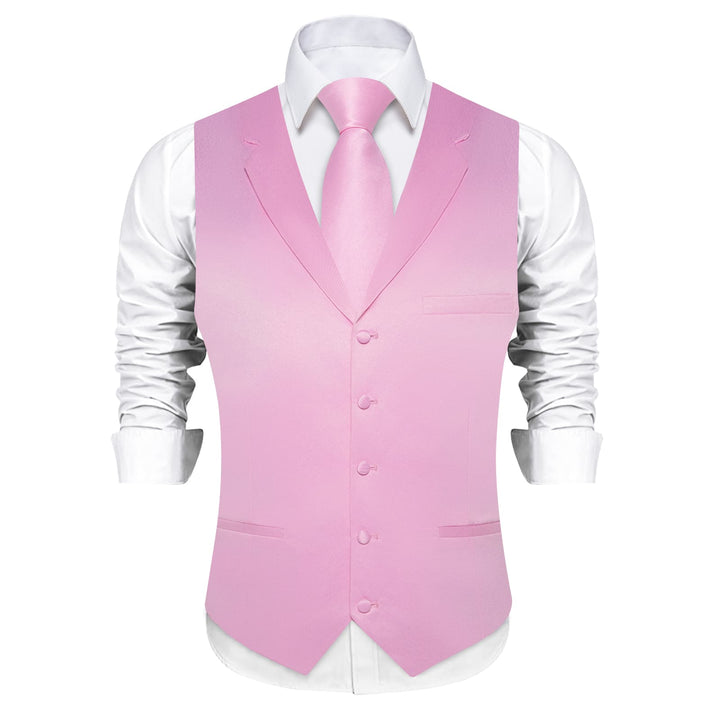 pink vest suit