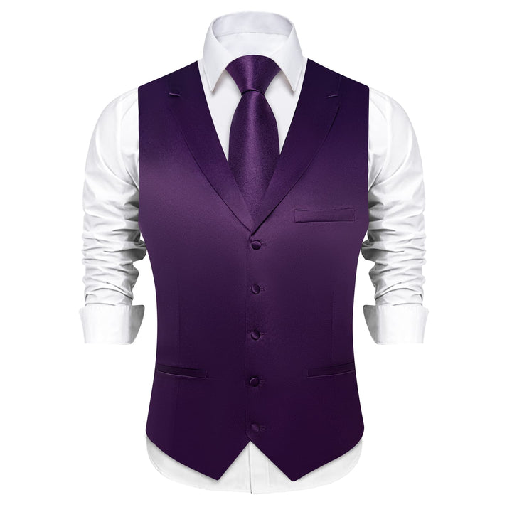 purple tuxedo vest